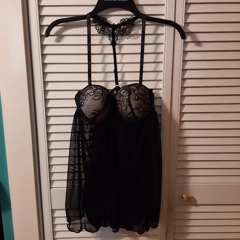 Black Dasy Fuentes lace teddy